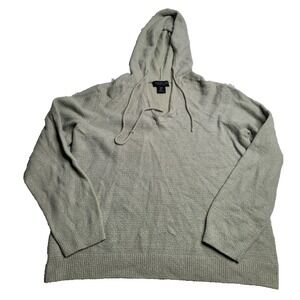 Rachel‎ Zoe Hooded Sweater Women's Medium Green